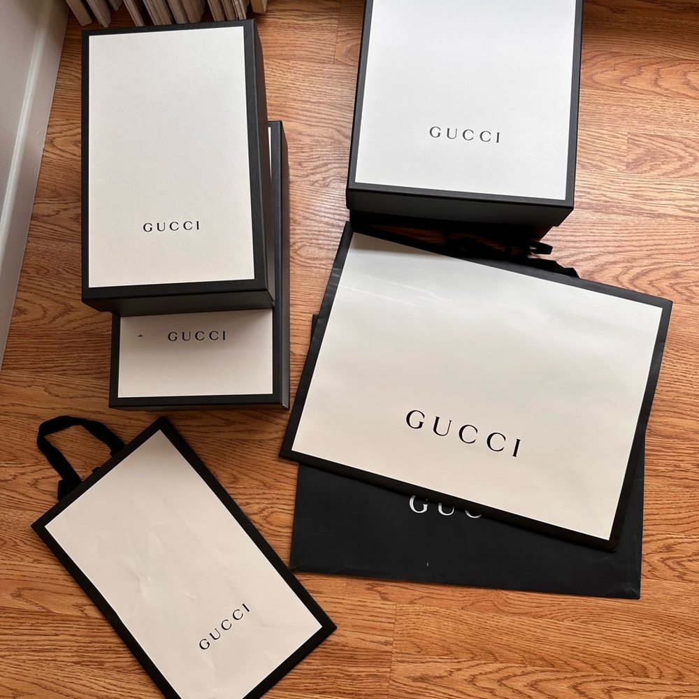 Gucci Gift Box and Bag Bundle